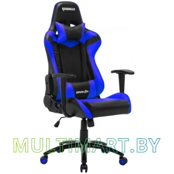 Кресло компьютерное Raidmax DK606RU (черный/синий)